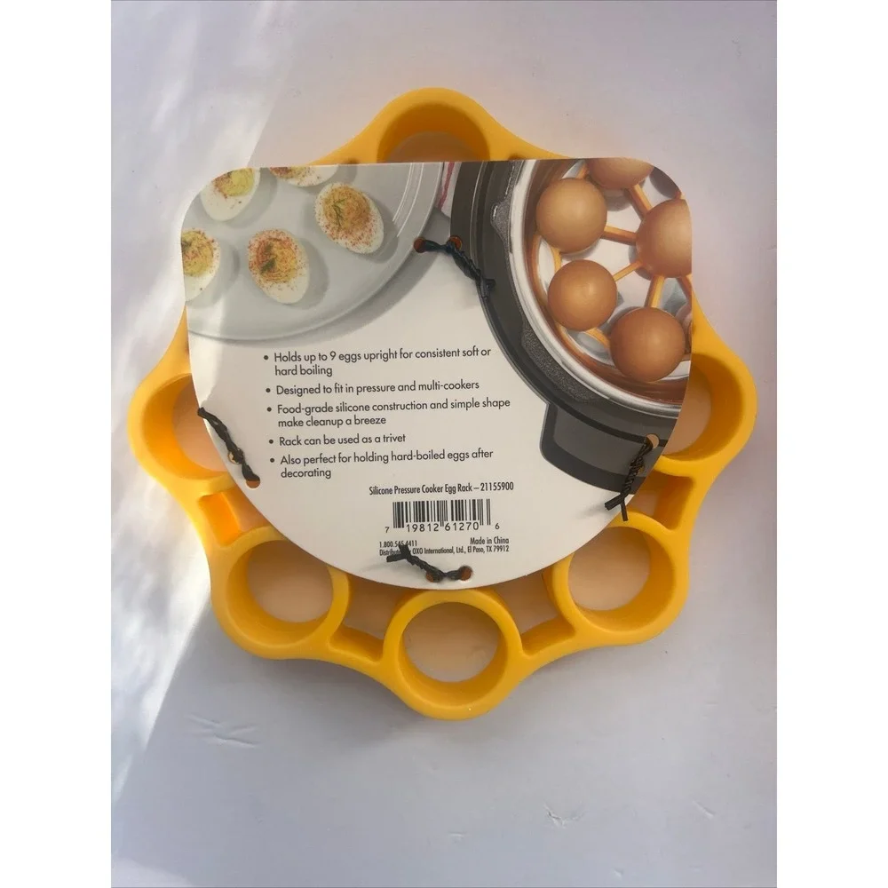 OXO Silicone Pressure Cooker Sling & Egg Rack Set Of 2 Instant Pot NEW